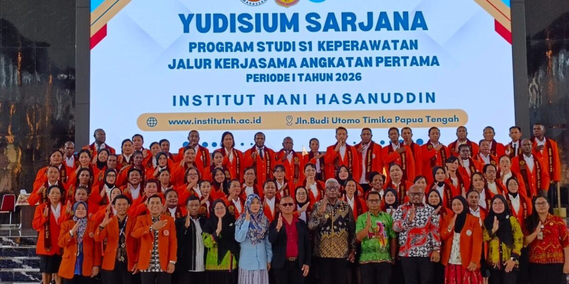 66 Mahasiswa Mimika Ikuti Yudisium Sarjana Program Studi S1 Keperawatan