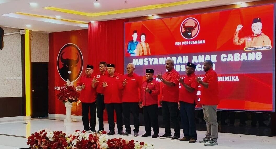 PDI Perjuangan Mimika Gelar Musancab, Resmi Dibuka Ketua DPP Komarudin Watubun