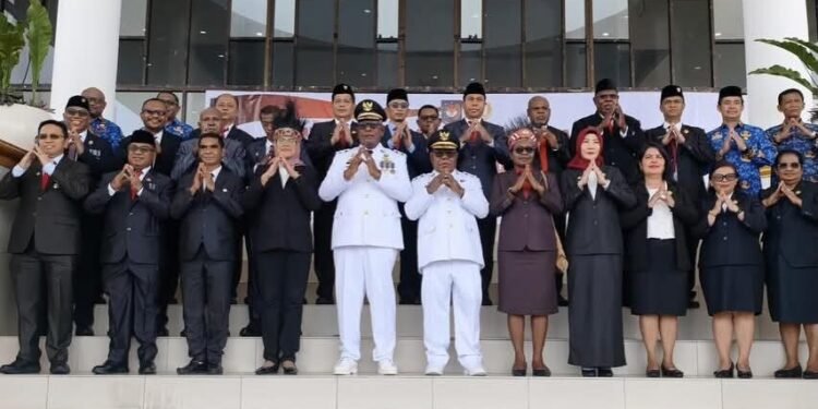 Pemkab Mimika Gelar Apel Gabungan Peringati Hari Otonomi Daerah
