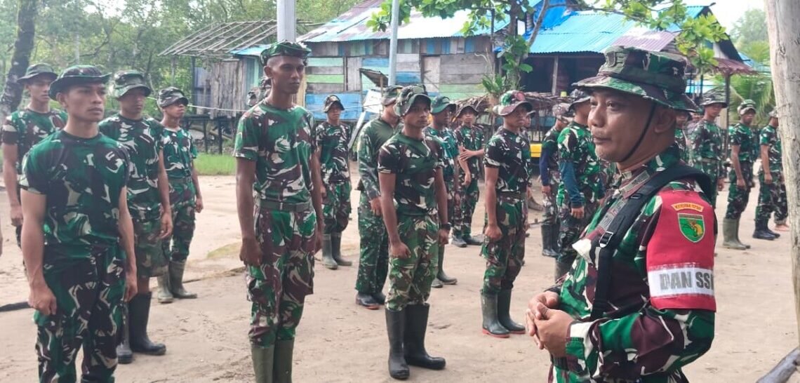 Apel Pagi Awali Tugas Satgas TMMD Siap Kerja Maksimal