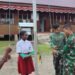 Songsong Hardiknas, Satgas TMMD Kodim 1710-Mimika Dampingi Latihan Siswa SD Naena Keakwa