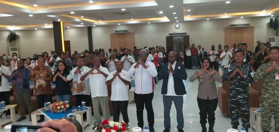 Di Musorkablub KONI Mimika, Bupati Minta Jangkau Prestasi Atlet Sampai di Kampung-kampung