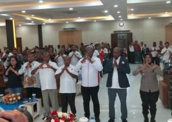 Di Musorkablub KONI Mimika, Bupati Minta Jangkau Prestasi Atlet Sampai di Kampung-kampung