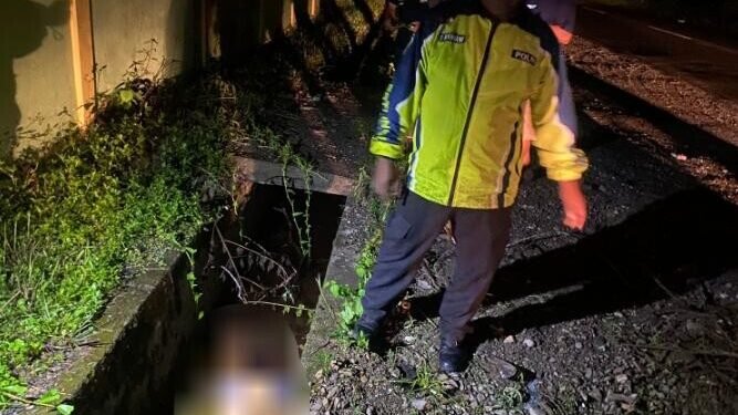 Tabrak Pohon di Jalan Poros Mapurujaya Mimika Pengendara Sepeda Motor Tewas di Lokasi Kejadian