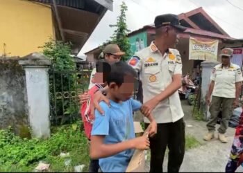 Satpol PP Mimika Amankan Anak Kardus, Terungkap Hasil Mengemis Disetor ke Oknum
