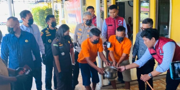 Kepolisian Resor Mimika Musnahkan Ratusan Gram Sabu Senilai Rp 1 Miliar dari Dua Pengedar