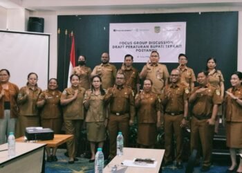 DPMK Mimika Gelar FGD Draft Perbup Posyandu