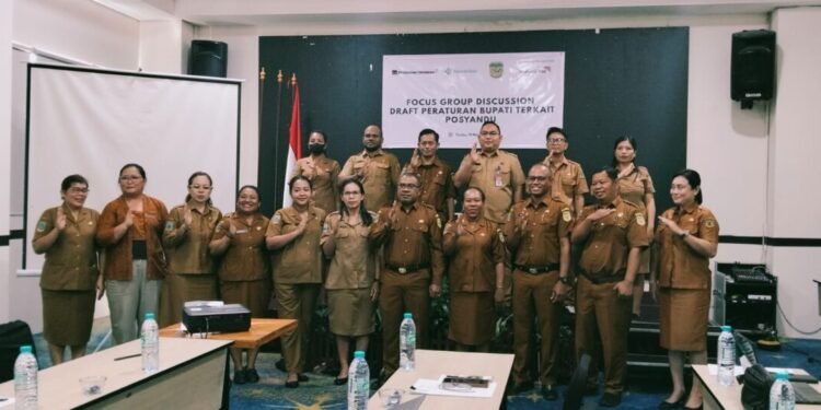 DPMK Mimika Gelar FGD Draft Perbup Posyandu
