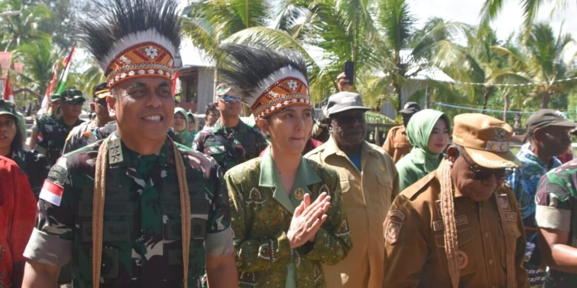 Pangdam Cenderawasih Resmi Tutup TMMD Ke-128 Kodim 1710-Mimika di Kampung Keakwa