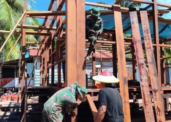 Sasaran Fisik dan Nonfisik Berjalan, TMMD Keakwa Capai 35 Persen