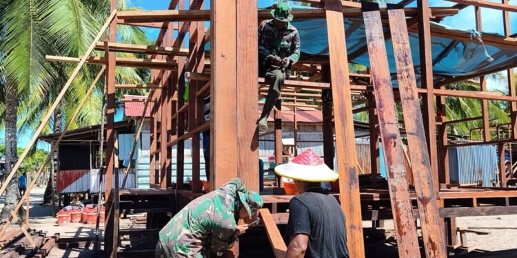 Sasaran Fisik dan Nonfisik Berjalan, TMMD Keakwa Capai 35 Persen