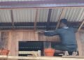 Tahap Lanjutan, Rangka Plafon MCK Umum Program TMMD Mulai Dikerjakan