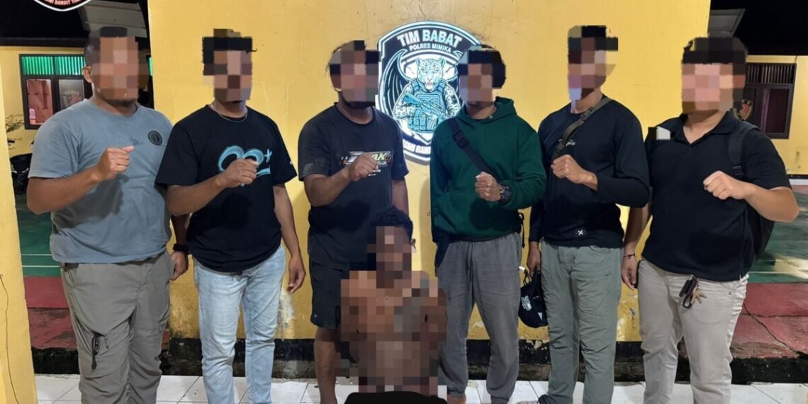 Polres Mimika Tangkap Ayah Bejat yang Setubuhi Anak Tirinya, Sempat Kabur Saat Ditangkap