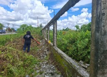Polisi Gerak Cepat, Tindak Lanjuti Laporan Perusakan Pagar Tanah Keuskupan Dilakukan Olah TKP