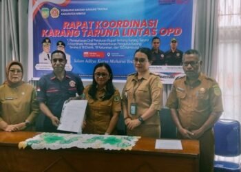 Karang Taruna Mimika Gelar Koordinasi Lintas OPD Bahas Draft Perbup