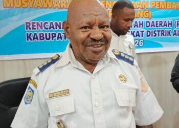 Kabar Duka: Kepala Distrik Alama Meninggal , Bupati JR Pimpin Hening Cipta