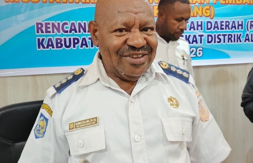 Kabar Duka: Kepala Distrik Alama Meninggal , Bupati JR Pimpin Hening Cipta