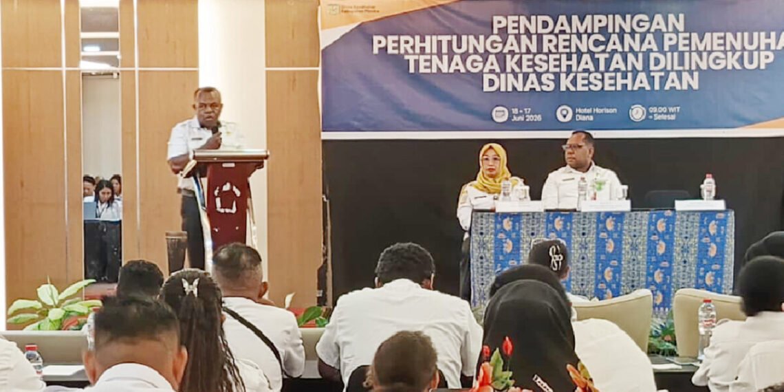 Buka Pendampingan Aplikasi RENBUT, Pemkab Mimika Kejar Akurasi Data SDM Kesehatan yang Merata