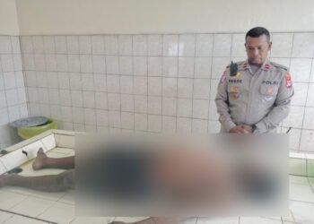Pria Tewas di Pinggir Jalan Hasanudin Ternyata Tabrak Tiang di depan Pasar Sentral Mimika