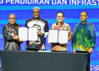 Dongkrak Pembangunan, Pemkab Mimika, Freeport, dan YPMAK Sepakati 3 MoU Strategis Senilai Triliunan Rupiah