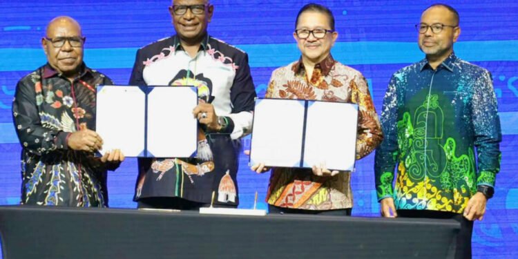 Dongkrak Pembangunan, Pemkab Mimika, Freeport, dan YPMAK Sepakati 3 MoU Strategis Senilai Triliunan Rupiah