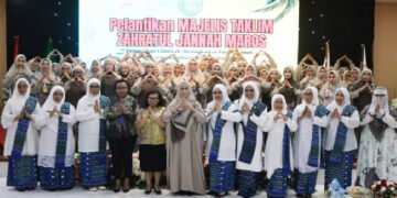 Resmi Dilantik, Pengurus Majelis Taklim Zahratul Jannah Maros Mimika Periode 2026-2029 Siap Perkuat Moral Umat