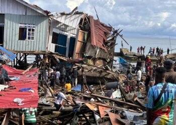 Bom Peninggalan Perang Dunia Meledak Dahsyat di Biak Numfor, Lima Orang Meninggal Dunia