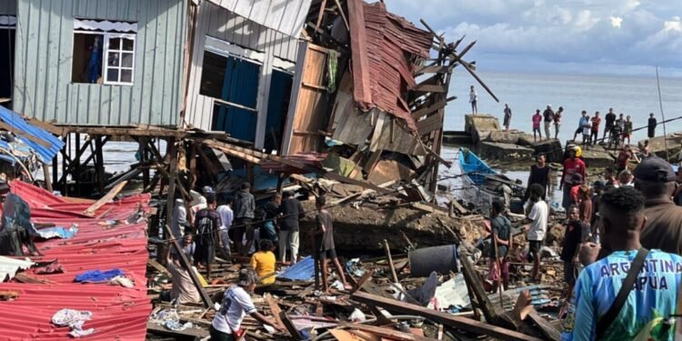 Bom Peninggalan Perang Dunia Meledak Dahsyat di Biak Numfor, Lima Orang Meninggal Dunia