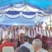 Hedung Sambut Wali Kota Septinus Lobat dan Ketua IKF Kota Sorong Martinus Lende Mere Serta Rombongan Saat Pelantikan IKL Kota Sorong