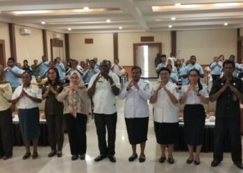 DP3AP2KB Mimika Gelar Sosialisasi Forum Anak, Wadah Pengembangan Kemampuan Anak
