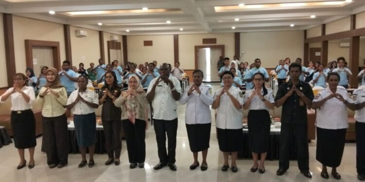 DP3AP2KB Mimika Gelar Sosialisasi Forum Anak, Wadah Pengembangan Kemampuan Anak