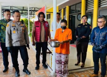 Polres Mimika Musnahkan Barang Bukti Sabu Senilai Hampir 1 Milyar dari Pengedar Perempuan yang Diamankan di Jalan Perintis