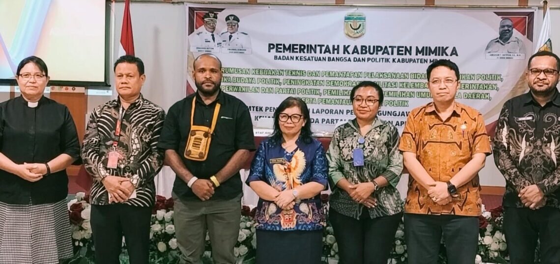 Kesbangpol Mimika Sosialisasi dan Bimtek Aplikasi Sikepo bagi Parpol