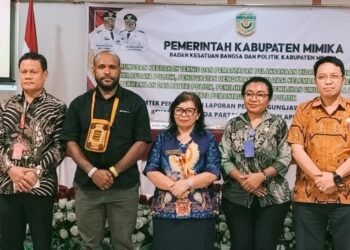 Kesbangpol Mimika Sosialisasi dan Bimtek Aplikasi Sikepo bagi Parpol