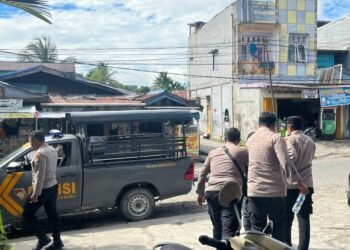 Polisi Amankan Pemuda Mabuk Ganggu Toko Emas Bougenville Mimika, Minta Uang di Pemilik Toko