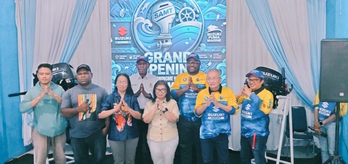 Resmikan CV Suzuki Amungme Marine, Pemkab Mimika Dukung Investor Lokal Dorong Pertumbuhan Ekonomi