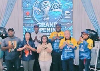 Resmikan CV Suzuki Amungme Marine, Pemkab Mimika Dukung Investor Lokal Dorong Pertumbuhan Ekonomi
