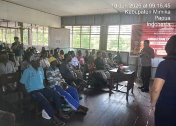 Sambut Hari Bhayangkara ke-80, Biddokkes Polda Papua Tengah Berikan Layanan Kesehatan Gratis untuk Warga Pomako