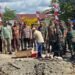 Pangdam XVII/Cenderawasih Letakkan Batu Pertama Jembatan Garuda Merah Putih di Timika