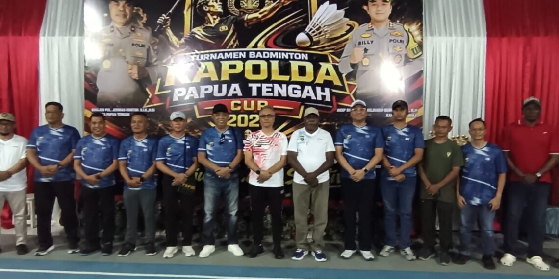 Ratusan Atlet Ramaikan Kapolda Papua Tengah Cup I, Jadi Ajang Pencarian Bakat Bulutangkis Mimika