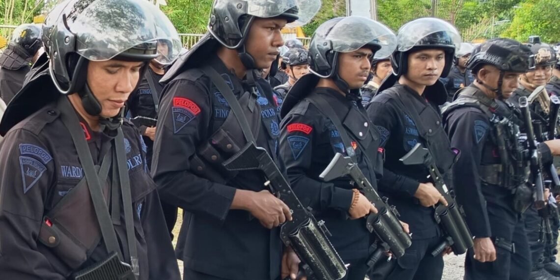 Polres Mimika Tetap Tempatkan Personel Pengamanan Usai Perdamaian Konflik Kwamki Narama
