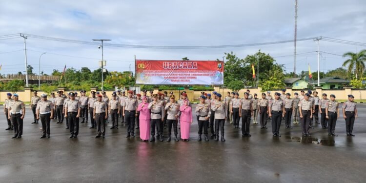 71 Personel Polri di Mimika Naik Pangkat, Kapolres: Jadikan Amanah untuk Tingkatkan Profesionalisme