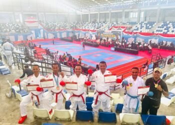 Bripka Thonci Wanggai Raih Emas di Kapolri Cup 2026, Kapolres Mimika Beri Apresiasi