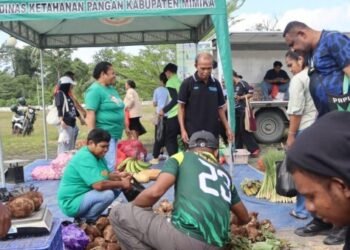 Kios Pangan Keliling Hadir di Mimika, Bantu Pemasaran Hasil Panen Mama-Mama Papua