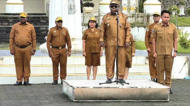 Wabup Mimika Tekankan Disiplin ASN, Evaluasi Serapan Anggaran Jadi Prioritas