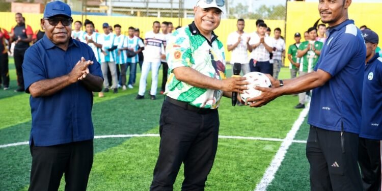 Wabup Mimika Apresiasi Kapolda Papua Tengah Cup IV, Dorong Lahirnya Atlet Mini Soccer Berprestasi