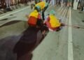 Pengendara Motor Meninggal Usai Hantam Median Jalan di Lampu Merah Diana Mall Timika