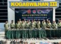 Kogabwilhan III Paparkan Hasil Operasi Semester I 2026, Puluhan Senjata hingga Ribuan Pohon Ganja Diamankan