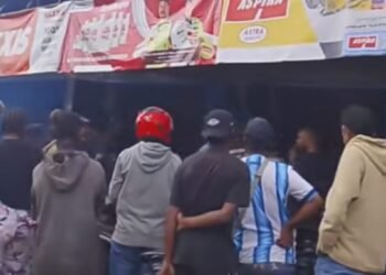 Diduga Penadah Curanmor Diamankan Polisi Usai Warga Datangi Bengkel di Jalan Ahmad Yani Timika
