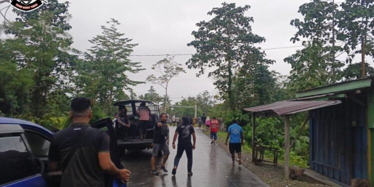 Tim Babat Satreskrim Polres Mimika Berhasil Ringkus Terduga Pelaku Penusukan di Mapurujaya